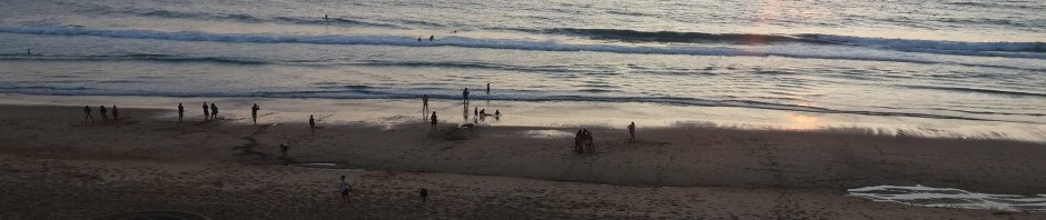 Un soir sur la plage des Océanides - Capbreton